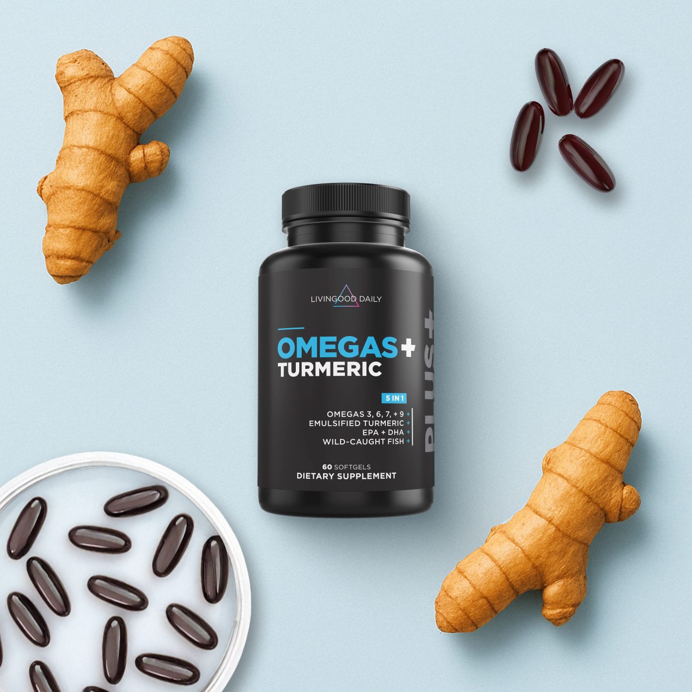 Daily Omegas + Turmeric